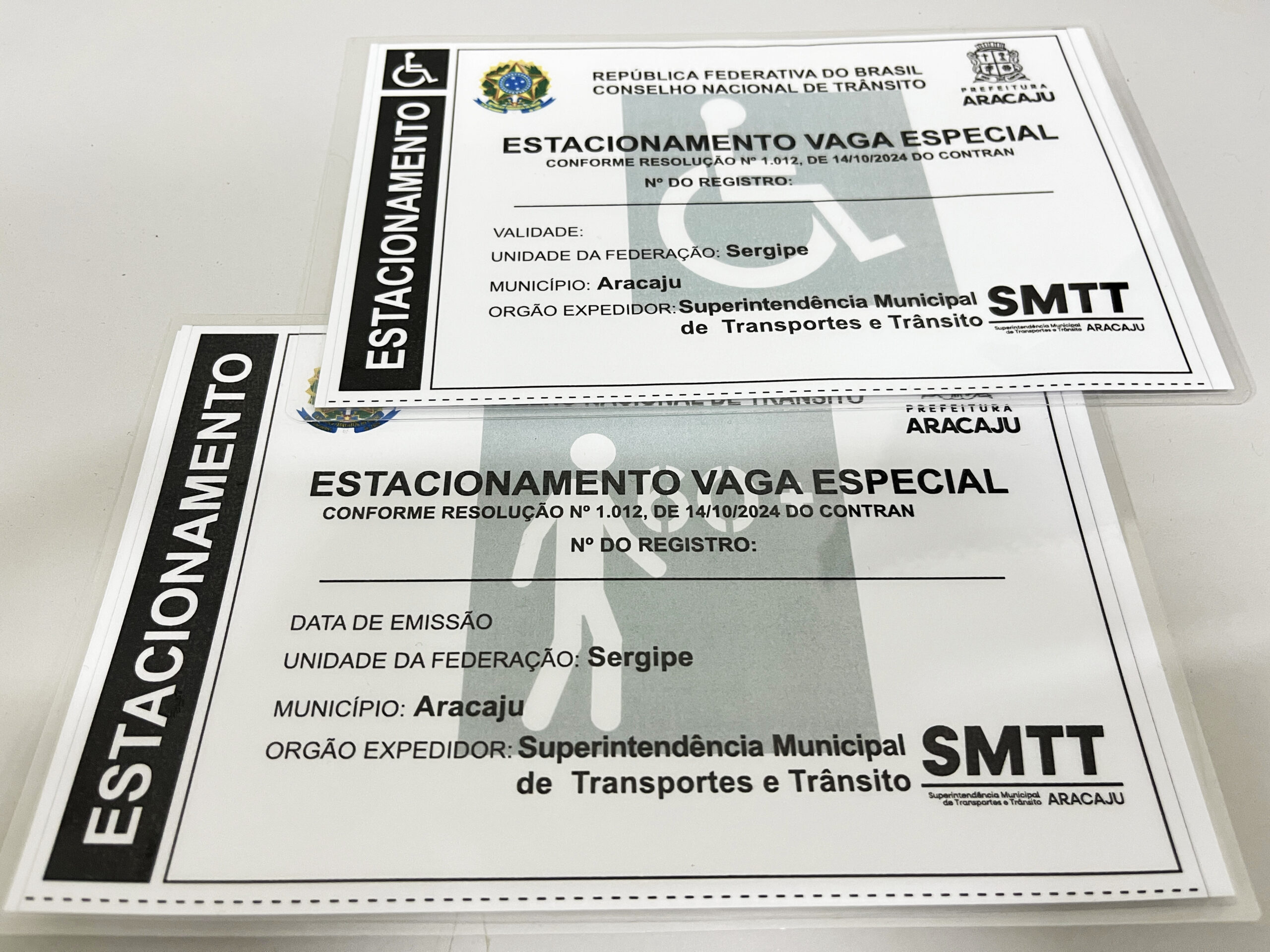 Cartão Estacionamento - SMTT Aracaju