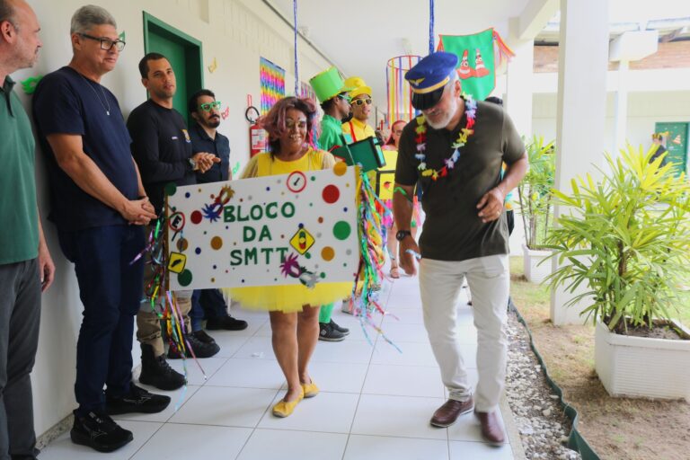 Bloco da SMTT leva alegria e integração aos servidores em manhã de confraternização