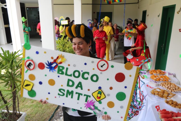 Bloco da SMTT leva alegria e integração aos servidores em manhã de confraternização