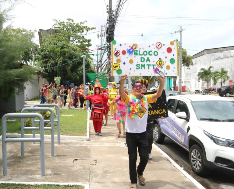 Bloco da SMTT leva alegria e integração aos servidores em manhã de confraternização