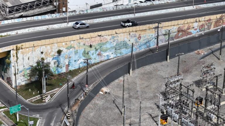 Prefeitura realiza intervenções no trânsito durante obras do viaduto da Av. Francisco Porto