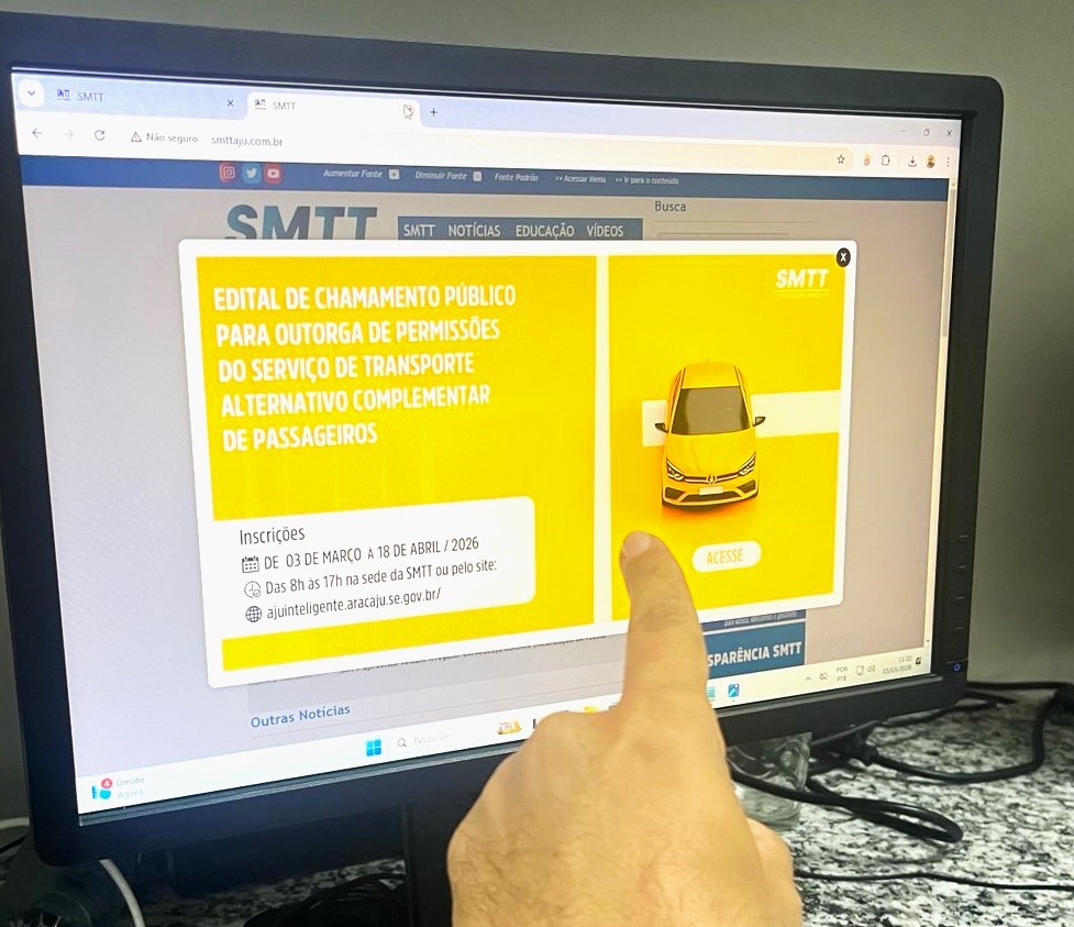 Prefeitura abre chamamento público para concessão de 289 permissões do transporte alternativo complementar - SMTT Aracaju