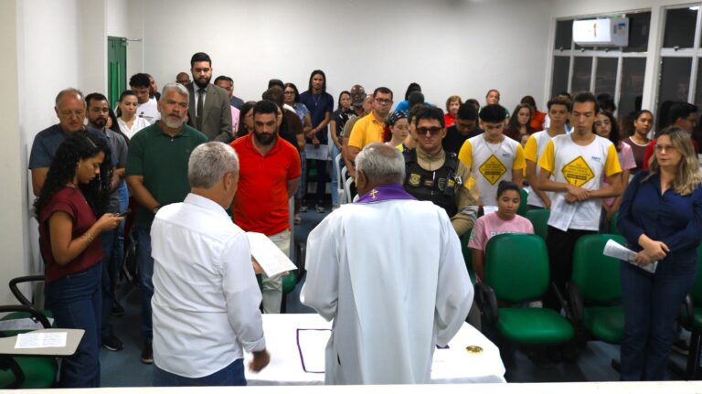 SMTT realiza missa de Páscoa e promove momento de fé, reflexão e união entre servidores