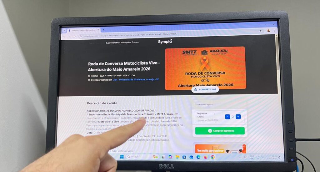 SMTT abre inscrições para evento de lançamento da programação do Maio Amarelo - SMTT Aracaju