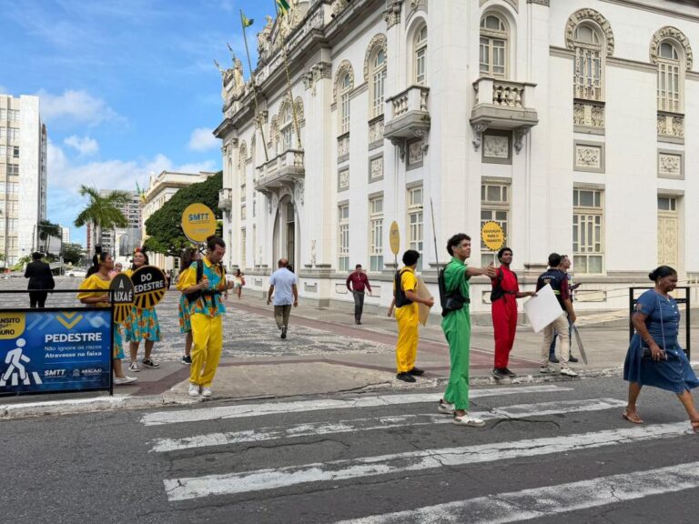 SMTT inicia Forró na Faixa com ações educativas sobre respeito à faixa de pedestres