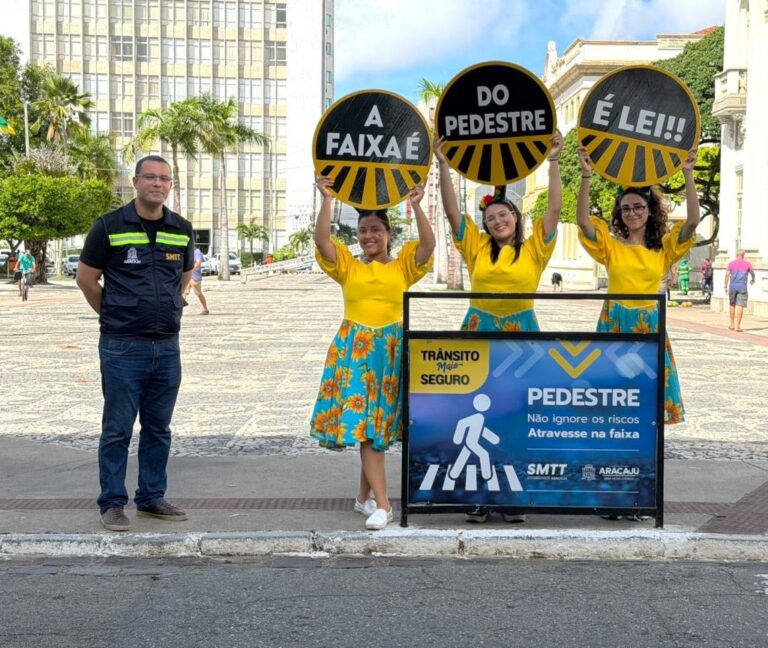 SMTT inicia Forró na Faixa com ações educativas sobre respeito à faixa de pedestres