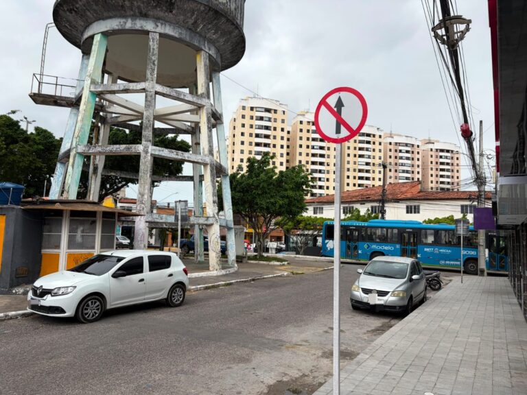 SMTT implanta mão única em trecho do Conjunto Castelo Branco para melhorar trânsito em dias de feira