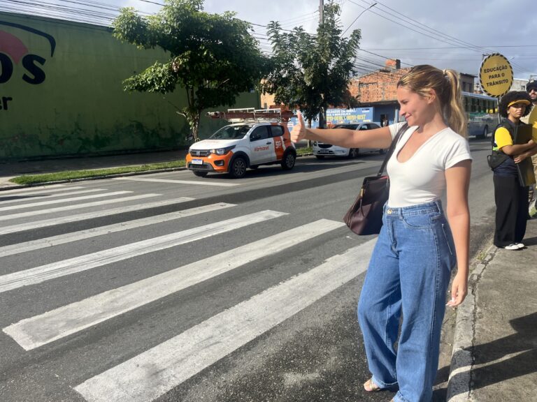 Prefeitura lança campanha educativa para estimular respeito à faixa de pedestres