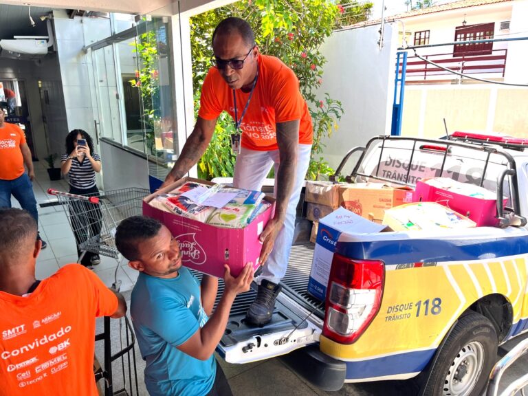 Prefeitura inicia distribuição de alimentos arrecadados na Corrida Trânsito Vivo
