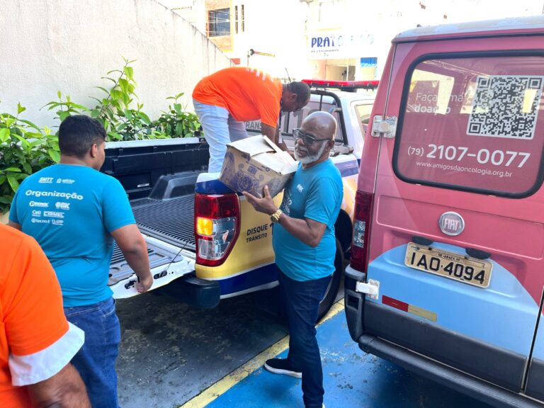 Prefeitura inicia distribuição de alimentos arrecadados na Corrida Trânsito Vivo