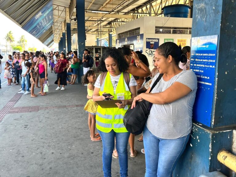 Plano de Mobilidade Urbana: usuários do transporte público participam de pesquisa sobre os terminais de integração