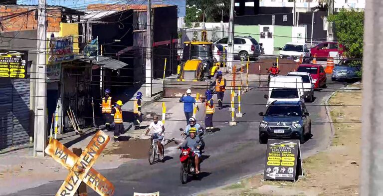 SMTT informa desvio temporário durante obra da Iguá no cruzamento das avenidas Maranhão e Euclides Figueiredo a partir desta quarta, 14