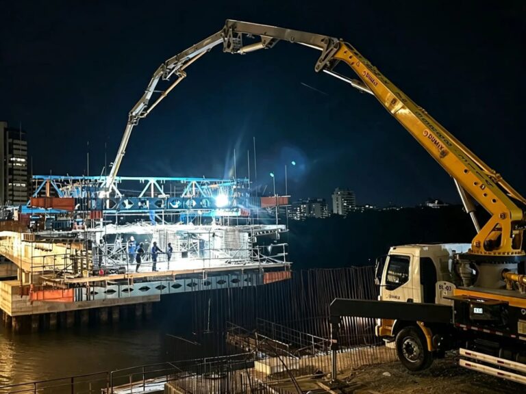 Avanço da obra da Ponte Godofredo Diniz provoca alteração no trânsito neste domingo, 18