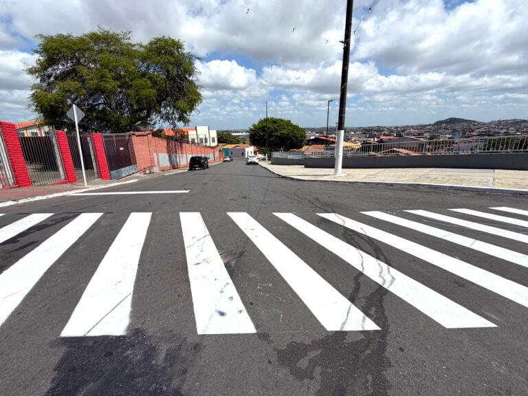 Prefeitura realiza sinalização viária nas imediações do Santuário São Judas Tadeu