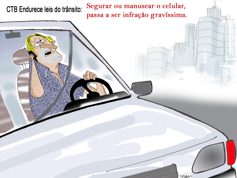 infração de Celular agora é Gravíssima - SMTT Aracaju