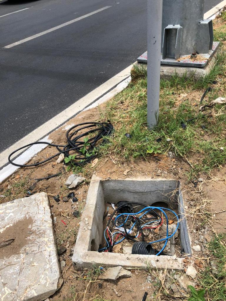 SMTT registra furto de mais de 800 metros de cabos de semáforos este ano - SMTT Aracaju