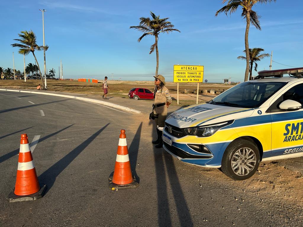 Réveillon: trânsito na Orla da Atalaia permanece com alterações neste domingo, 31 - SMTT Aracaju