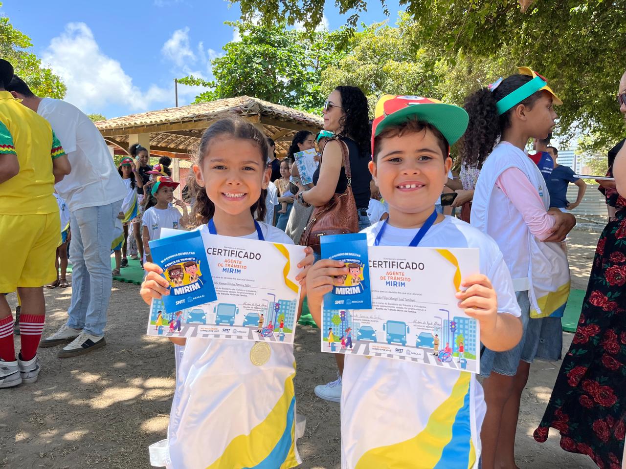 Prefeitura realiza ação educativa ‘agente de trânsito mirim’ no Parque da Sementeira - SMTT Aracaju