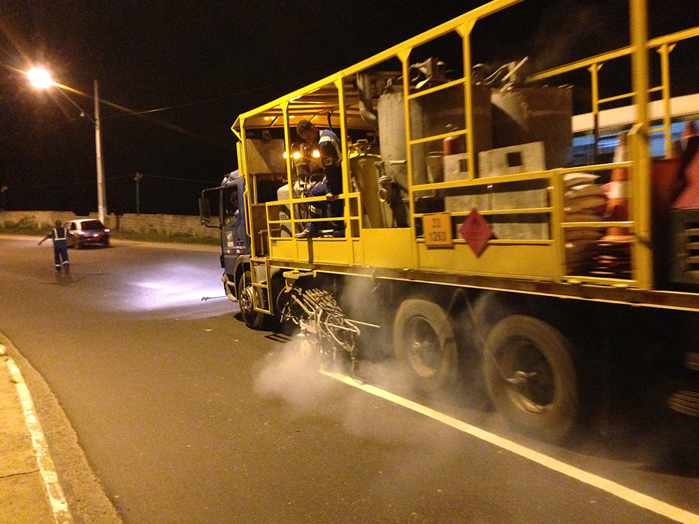 SMTT reinicia processo de revitalização da sinalização horizontal de Aracaju - SMTT Aracaju