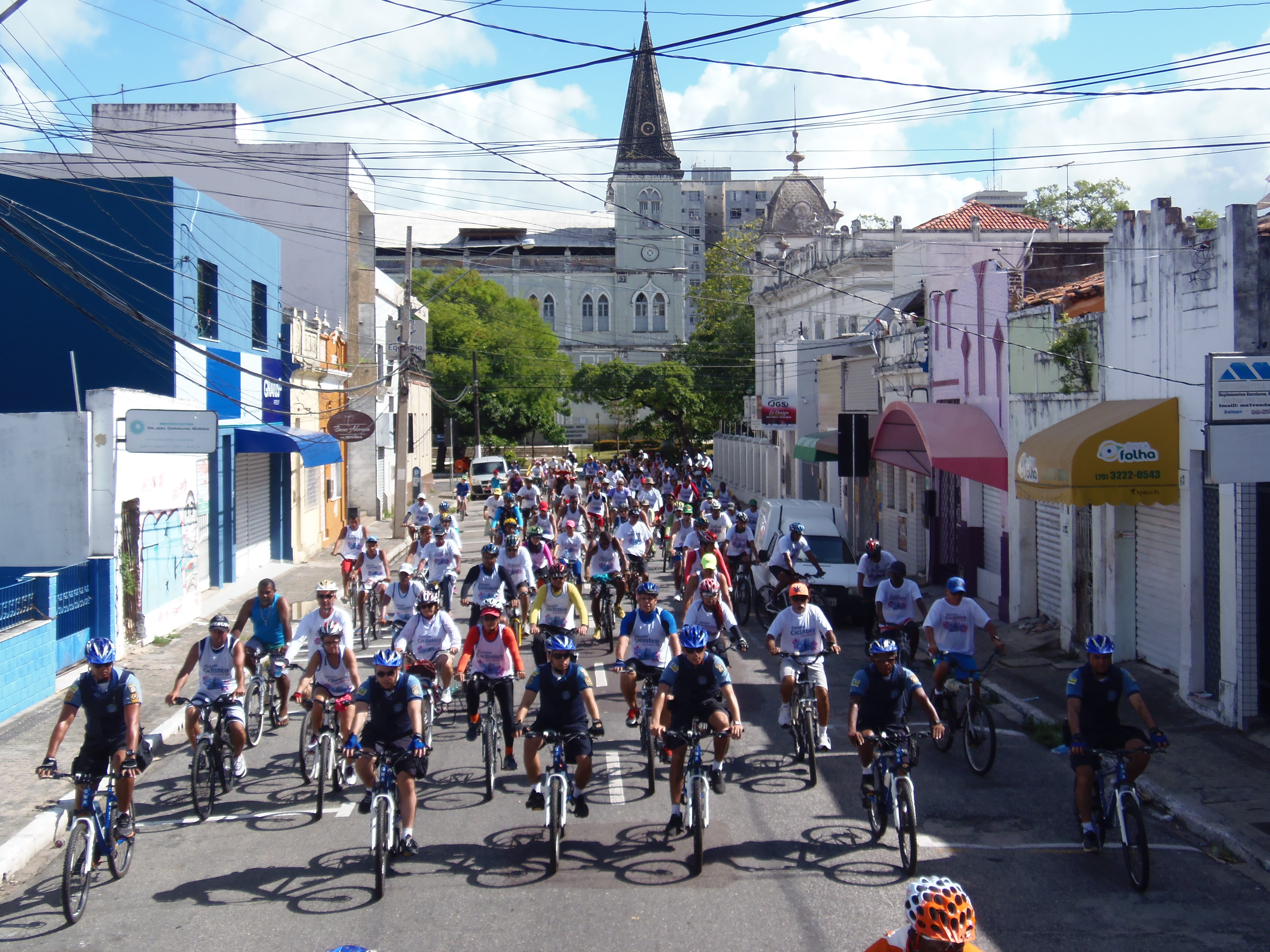 Passeio Ciclístico dá continuidade às comemorações pelo aniversário da capital - SMTT Aracaju