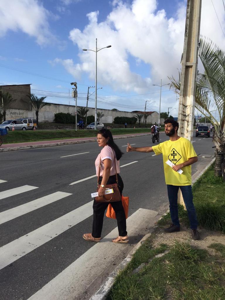 SMTT inicia série de ações educativas com foco no pedestre - SMTT Aracaju