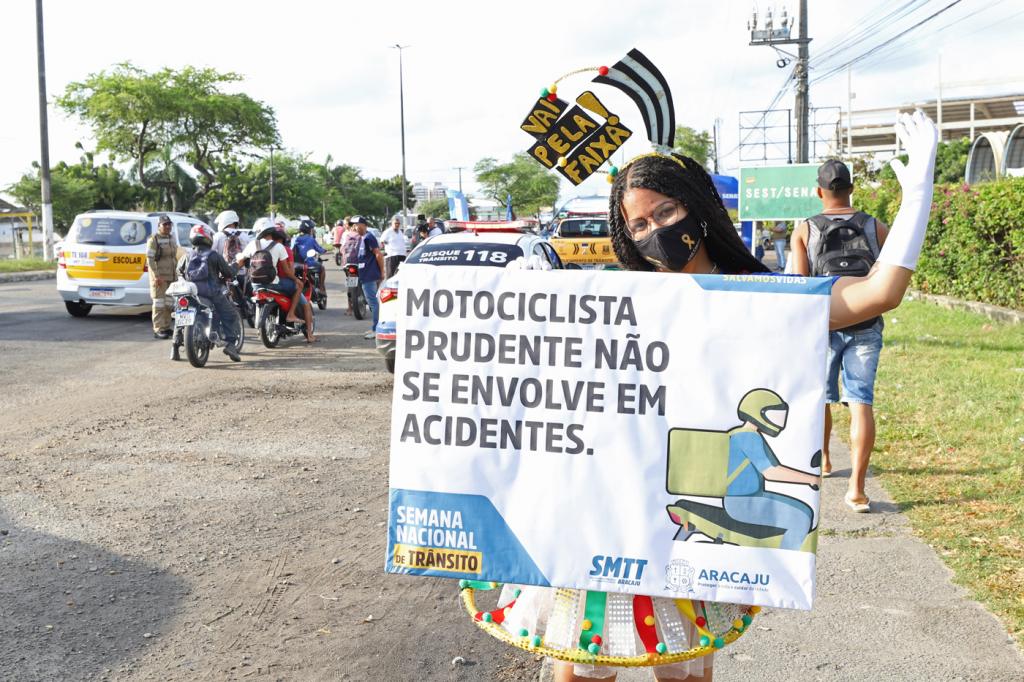 Maio Amarelo: Prefeitura intensifica ações educativas e conscientiza condutores - SMTT Aracaju