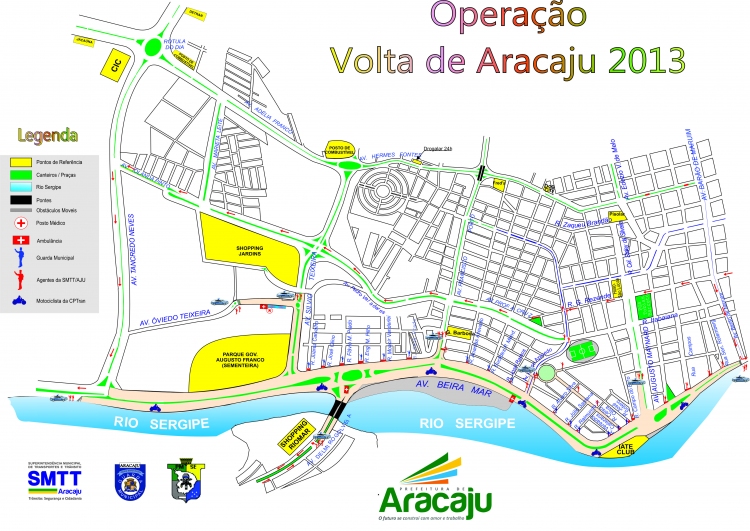 Vias serão bloqueadas para realização de corrida neste feriado - SMTT Aracaju