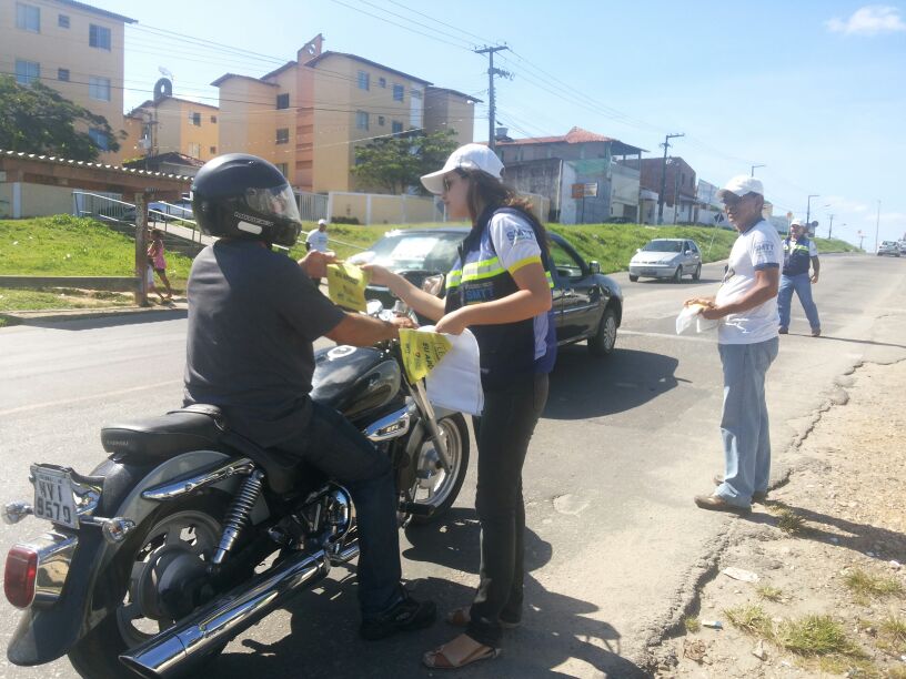 Operação, trânsito e cidadania: projeto educativo que humaniza - SMTT Aracaju