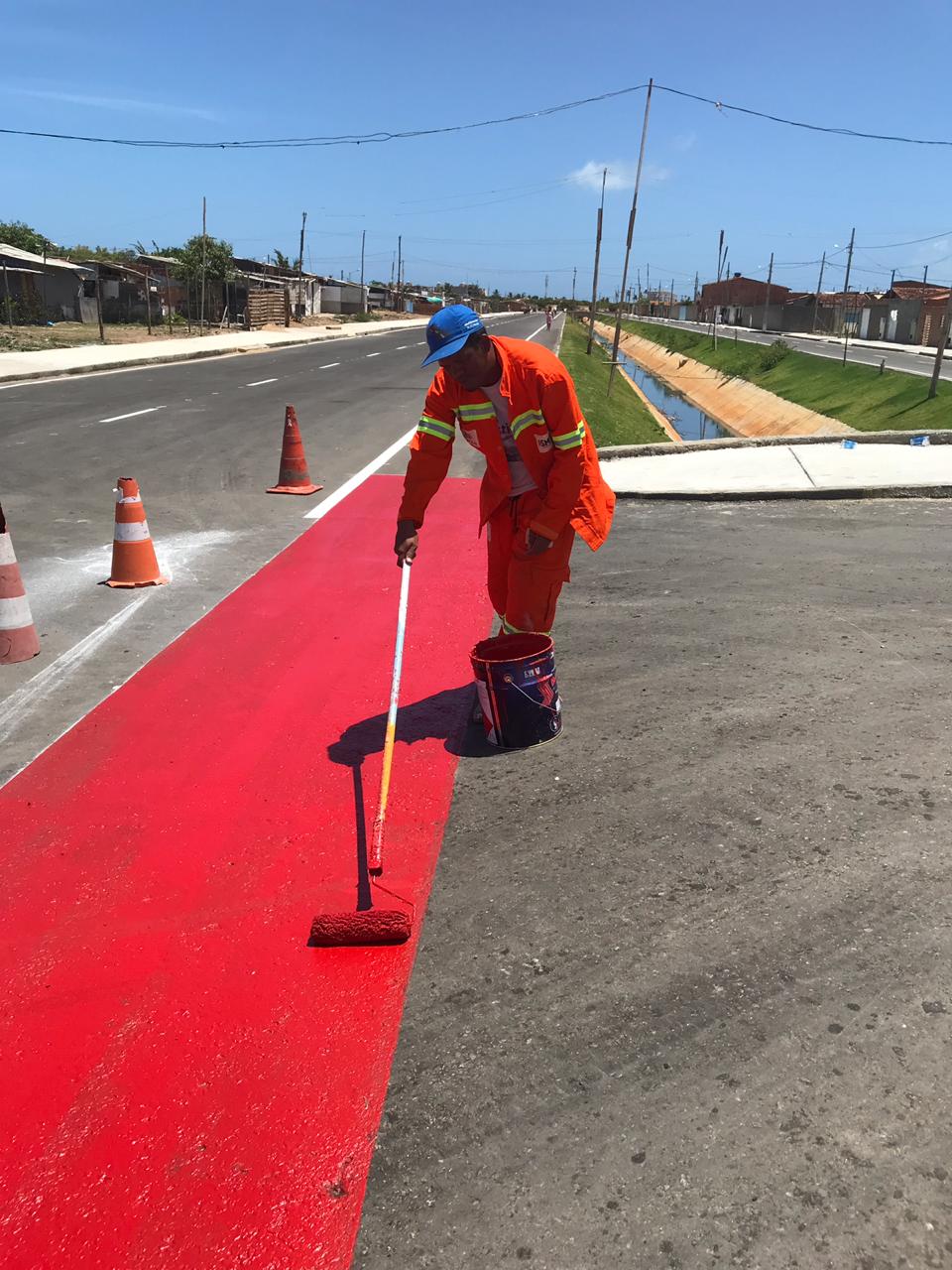 Prefeitura vai implantar ciclofaixa nas avenidas Nova Saneamento e Francisco Porto - SMTT Aracaju