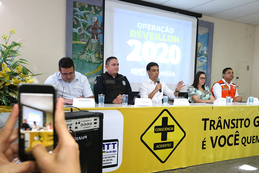 Em coletiva, Prefeitura detalha Operação Réveillon 2020 - SMTT Aracaju