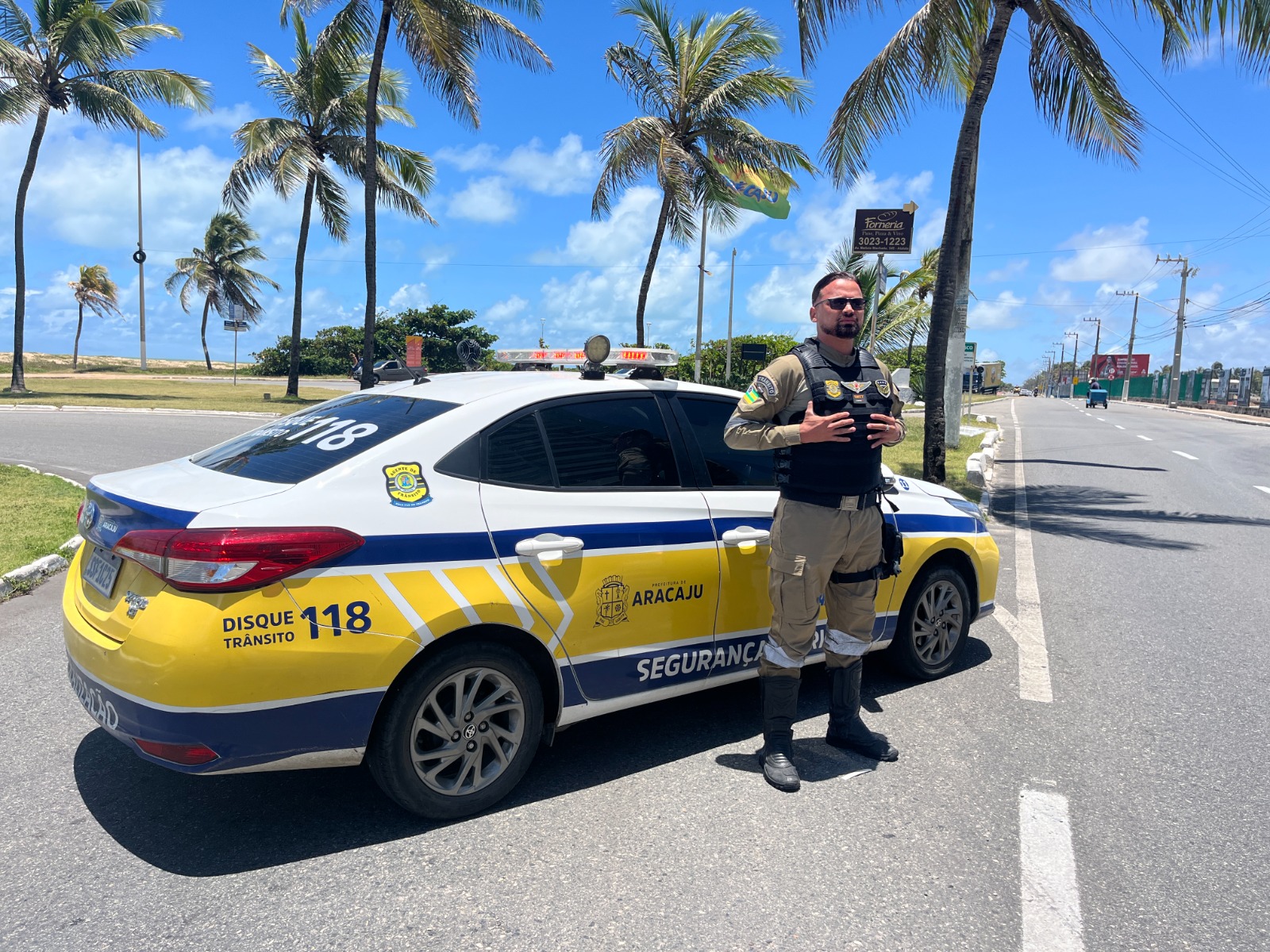 SMTT fará intervenções na Orla de Atalaia neste domingo, 19, para a II Corrida dos Servidores Públicos - SMTT Aracaju