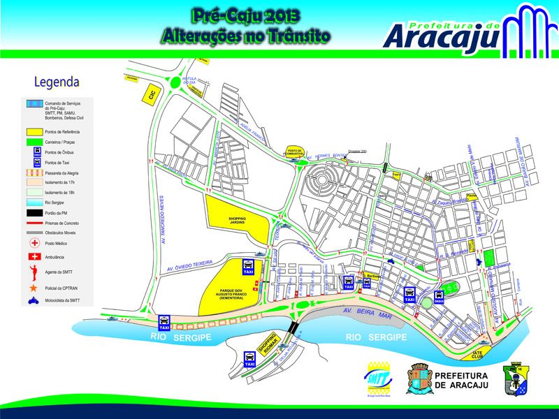 SMTT garante mobilidade durante o Pré-Caju 2013 - SMTT Aracaju