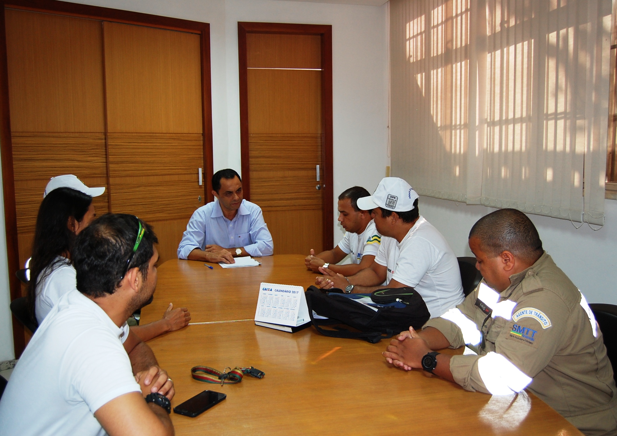 Superintendente da SMTT recebe Sindicato dos Agentes de Trânsito de Aracaju - SMTT Aracaju