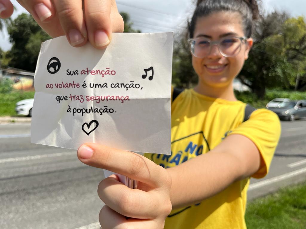Semana de Trânsito é concluída com blitz educativa na avenida Euclides Figueiredo - SMTT Aracaju
