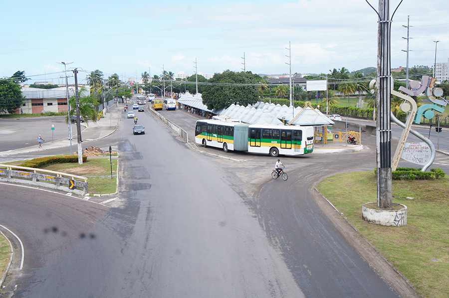 Obra do corredor Hermes Fontes vai concentrar ações na rotatória do Terminal DIA - SMTT Aracaju