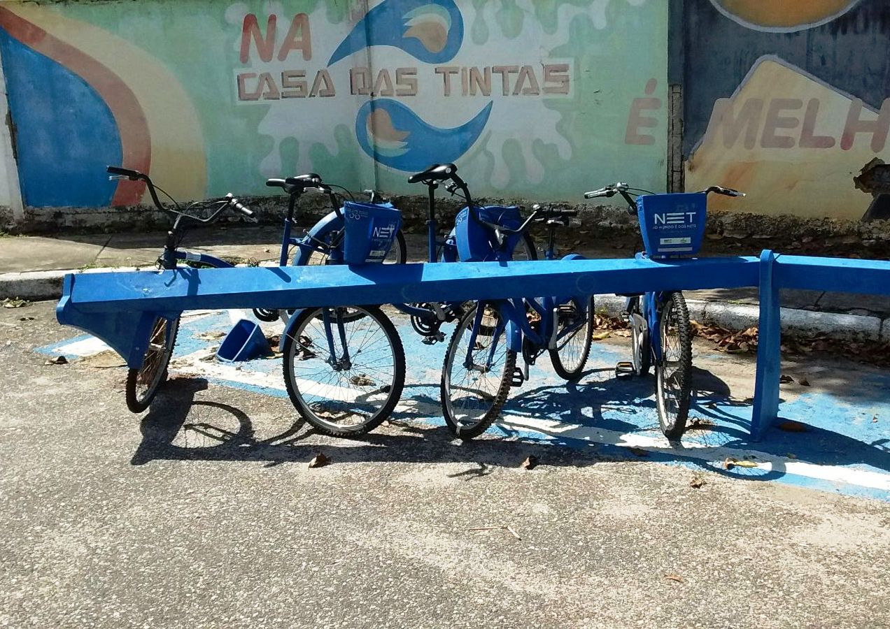 Estação do Caju Bike é alvo de vandalismo - SMTT Aracaju