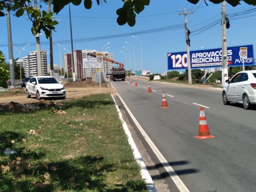 Sentido Sul da ponte sobre o rio Poxim ficará em meia pista, a partir da próxima quarta, 27 - SMTT Aracaju