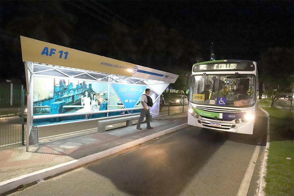 Iluminação em LED promove mais segurança nos abrigos dos corredores de ônibus - SMTT Aracaju