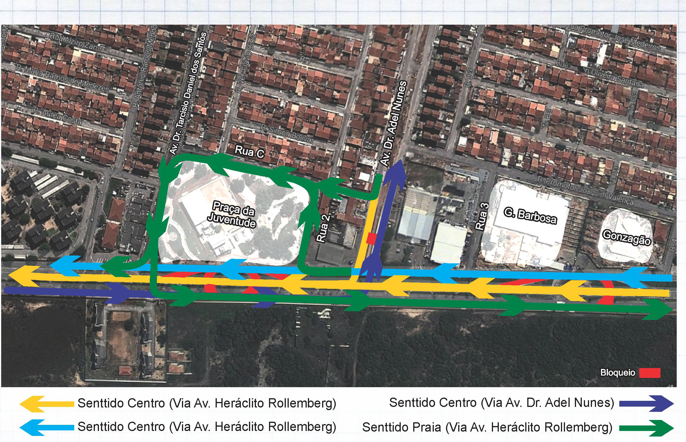 SMTT abre dois novos cruzamentos semaforizados na av. Heráclito Rollemberg - SMTT Aracaju