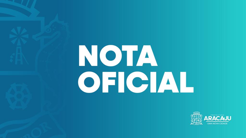 Nota Oficial: Gestão de Aracaju defende anulação da licitação do transporte coletivo - SMTT Aracaju