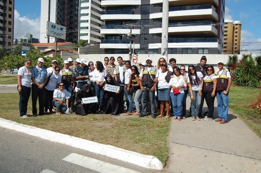 Campanha educativa mobiliza condutores - SMTT Aracaju