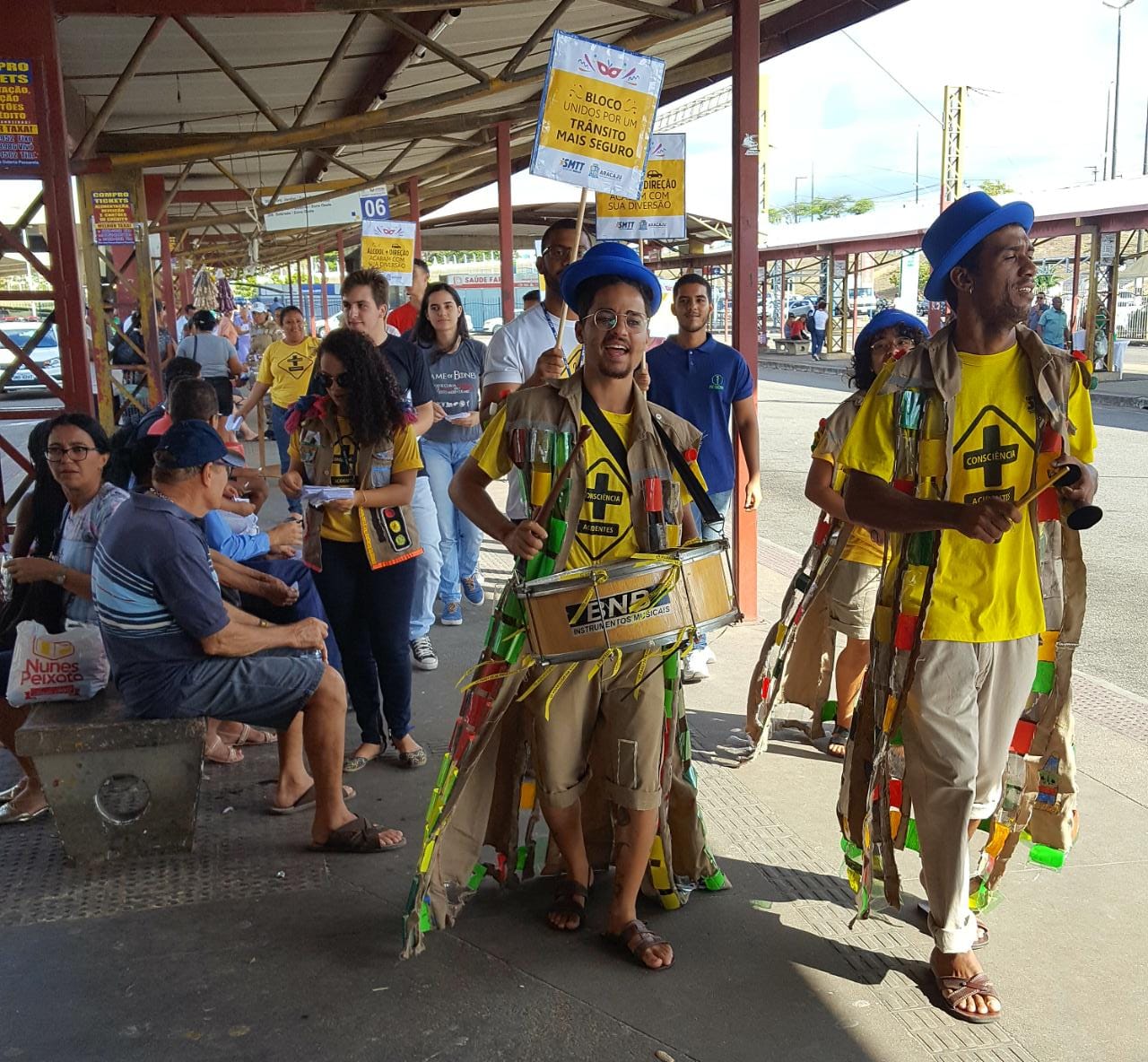 Música, alegria e conscientização na primeira ação educativa da SMTT com foco no Carnaval - SMTT Aracaju