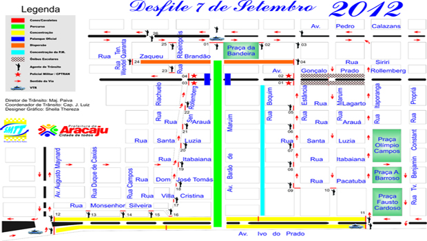SMTT realiza operação de trânsito durante Semana da Pátria - SMTT Aracaju