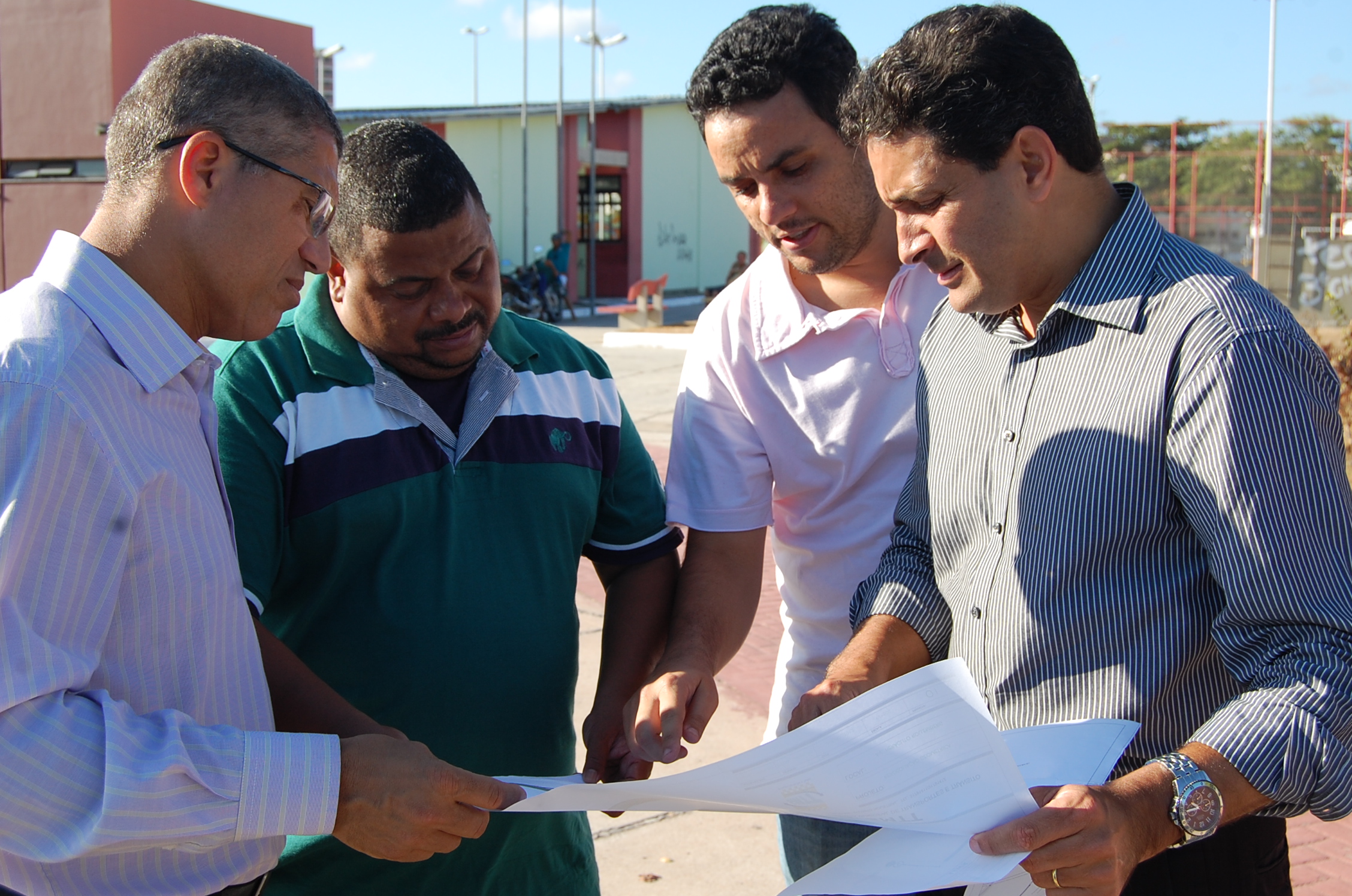 SMTT realiza visita técnica no bairro Augusto Franco - SMTT Aracaju