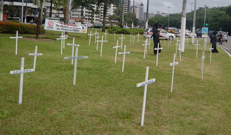 Vítimas do trânsito são lembradas em Aracaju - SMTT Aracaju