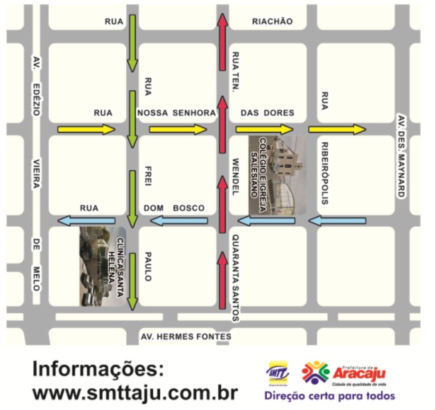 SMTT altera sentido de ruas no bairro Suíssa - SMTT Aracaju