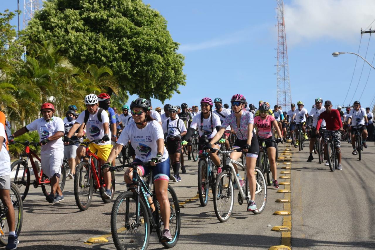 Aracaju 169 anos: SMTT realiza passeio ciclístico em comemoração ao aniversário da cidade - SMTT Aracaju