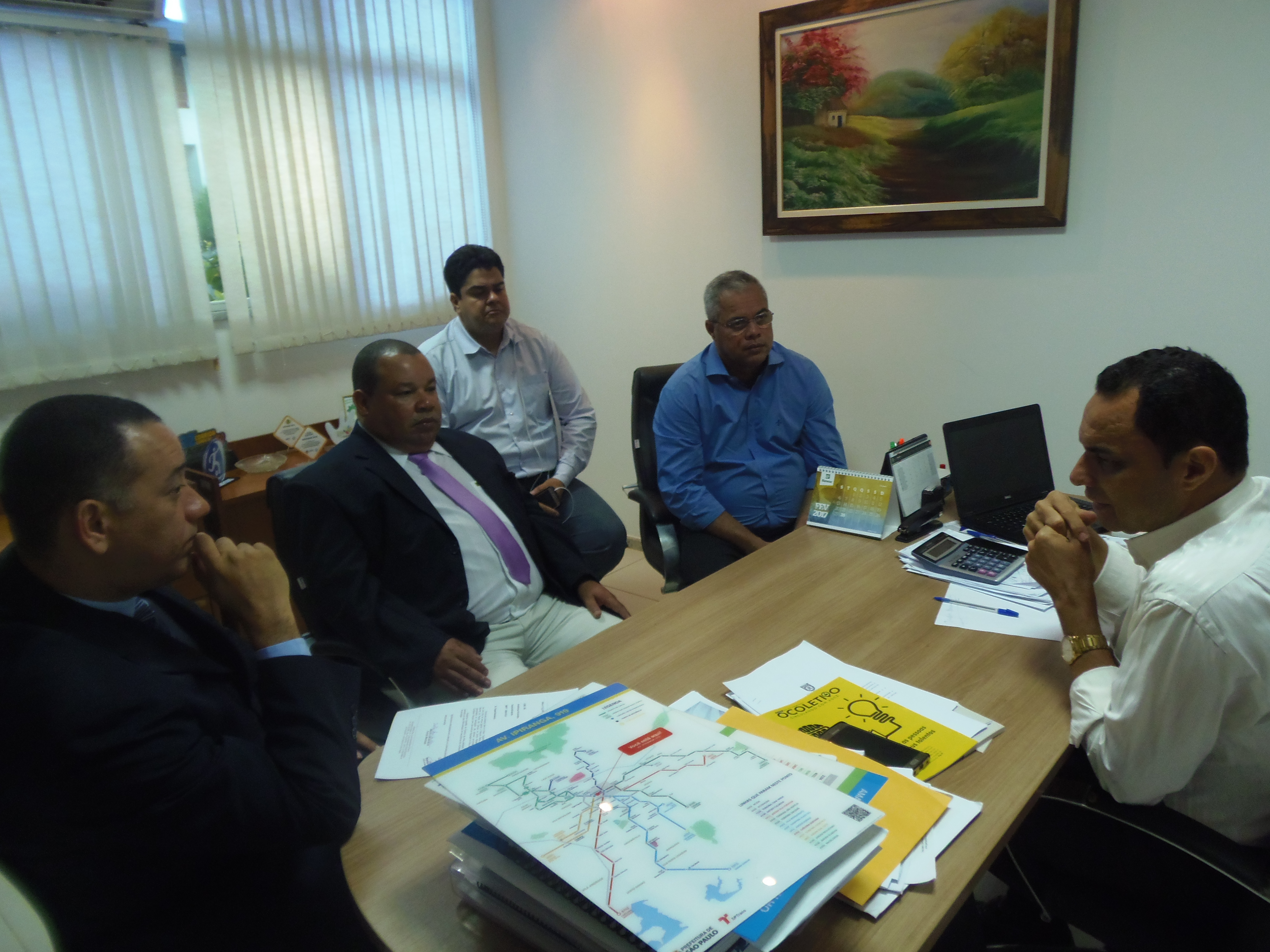 Superintendente recebe prefeito de Socorro - SMTT Aracaju