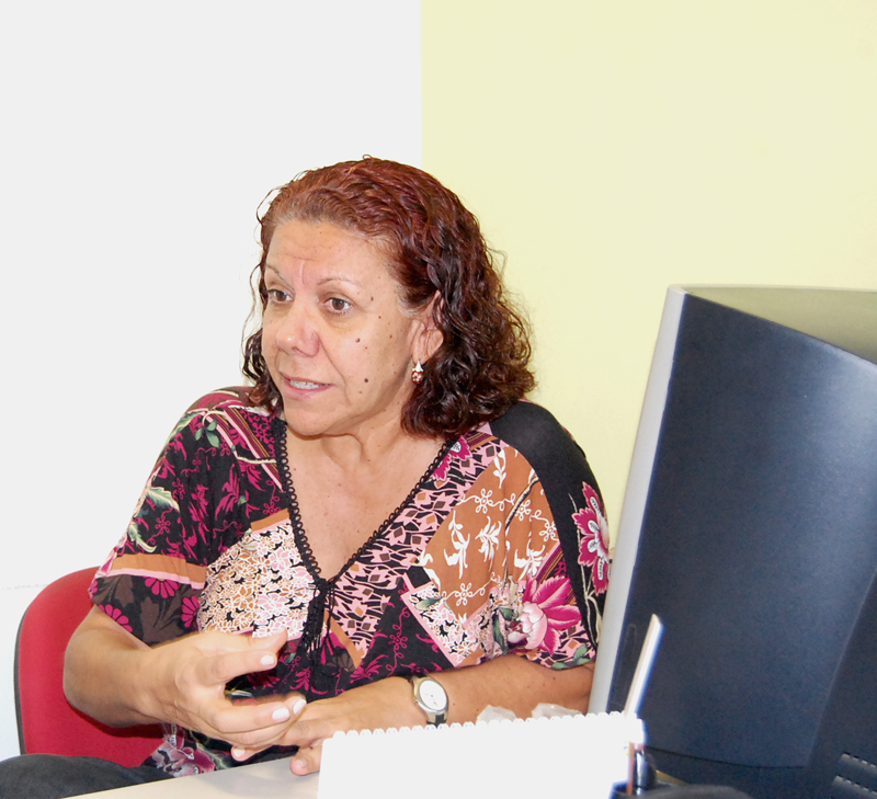 A coordenadora da Educação para o Trânsito da SMTT, Selma Dantas 