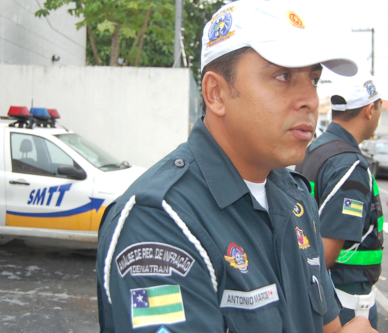 Agente da Cptran Antônio Marcos